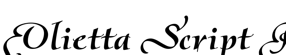 Olietta Script Poesia Bold Italic cкачать шрифт бесплатно